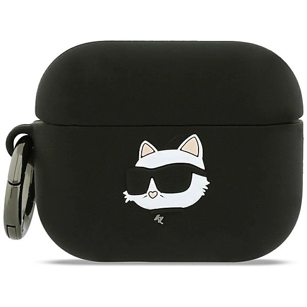 Etui Karl Lagerfeld Silicone Choupette Head 3D na AirPods Pro 3 - czar