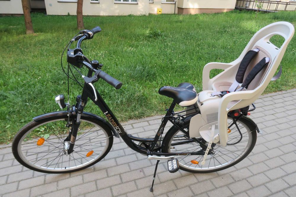 Rower Leader Fox mały przebieg fotelik gratis!