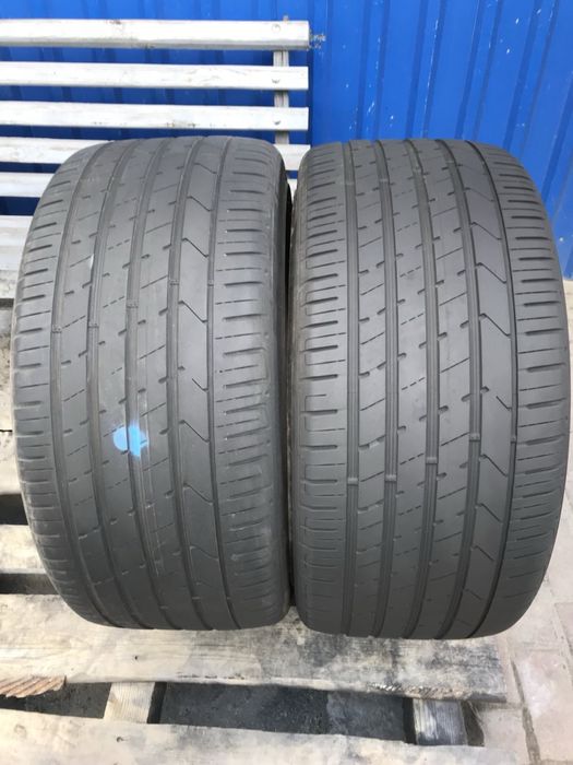 Hankook 285/35r22 пара резина шини б/у склад оригінал літо