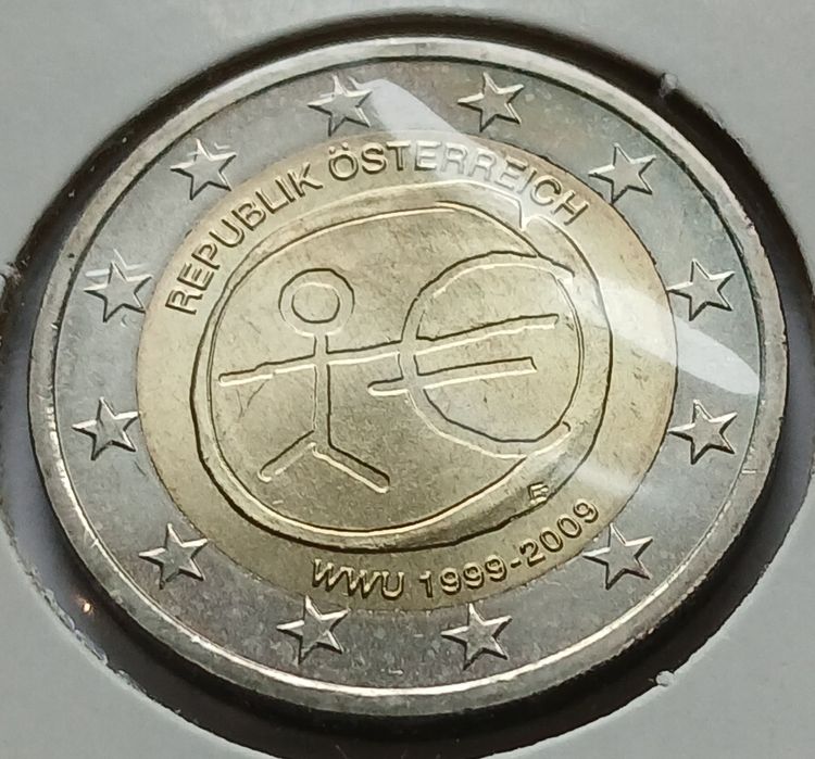Moedas 2 euro Emu