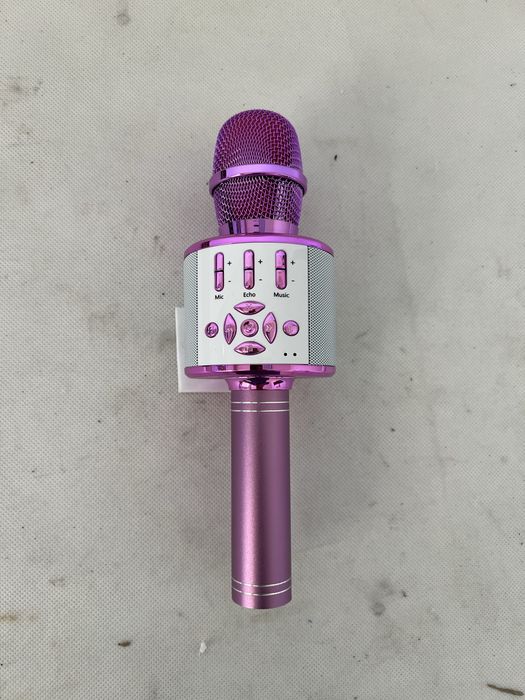 Mikrofon karaoke bezprzewodowy – różowy