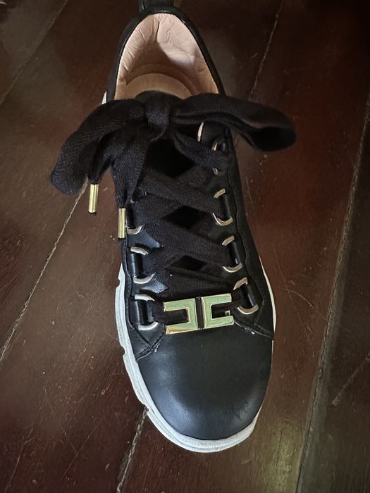 Sapatilha Elisabetta Franchi em pele