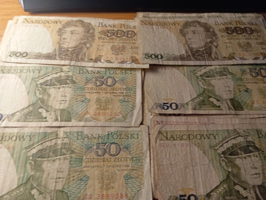 Porządki domowe banknoty PRL