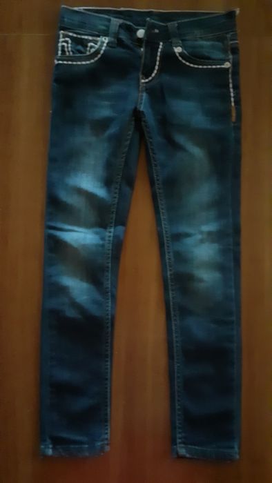 Spodnie jeans dziewczęce