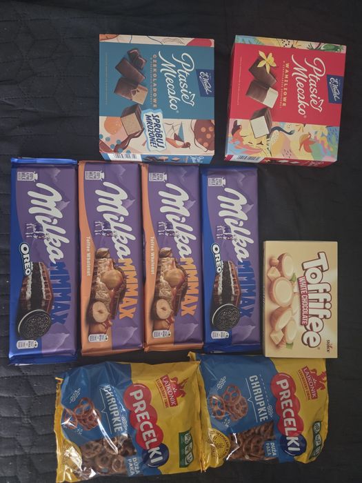 Słodycze Milka, Wedel, Lajkonik