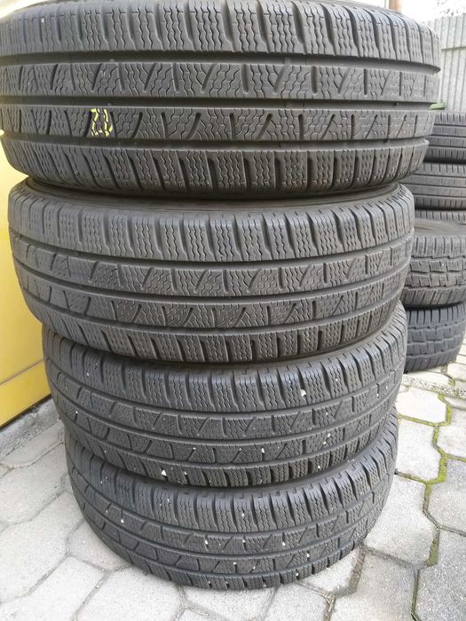 4 opony zimowe 215/65-16 c pirelli carrier winter   s. mobilny montaż