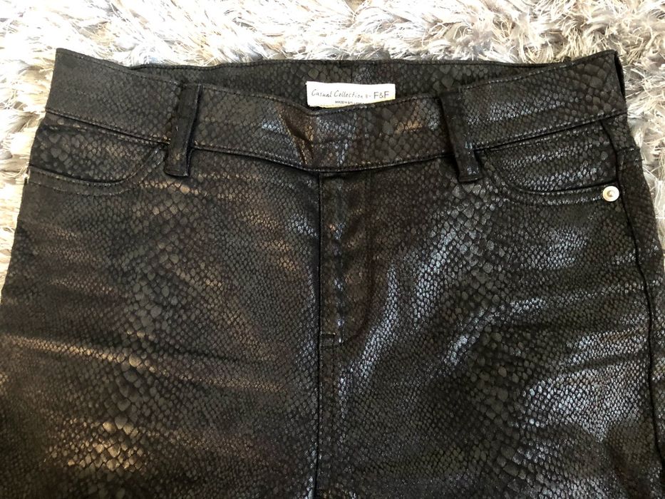 Spodnie rurki wysoki stan roz S