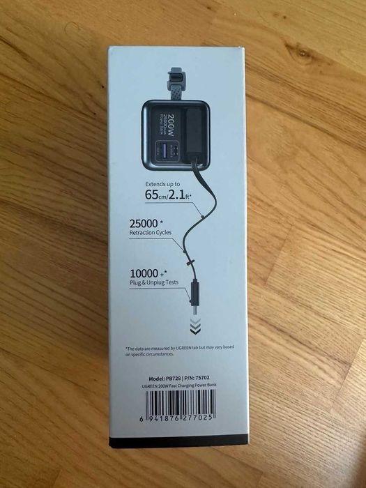 nowy powerbank ugreen nexode pro 200W 25000MAh