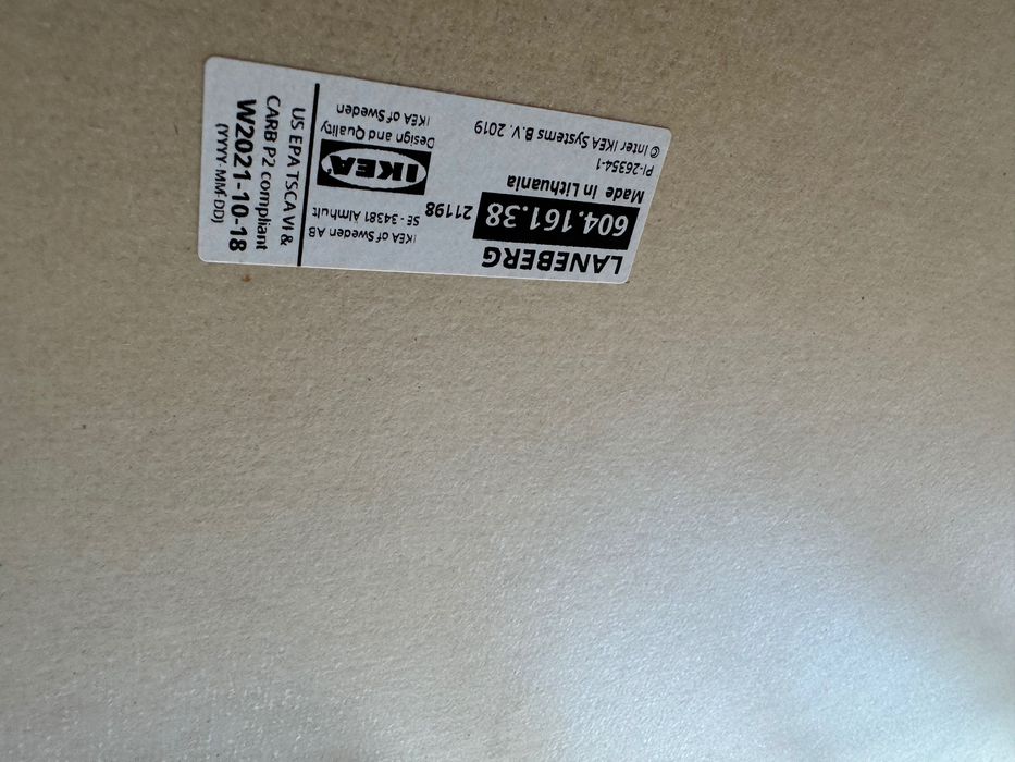 Mesa IKEA LANEBERG extensível + 4 cadeiras IKEA NORDMYRA – Branco