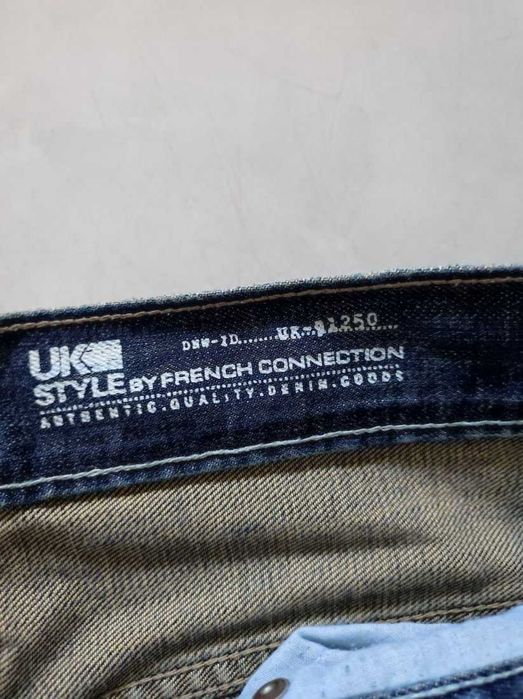 spodnie klasyczne jeans dżinsowe proste męskie UK Style