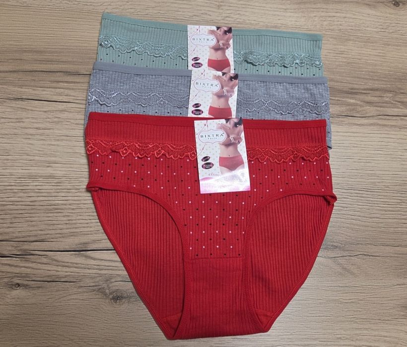 Majtki Damskie komplet 3sztuki XL