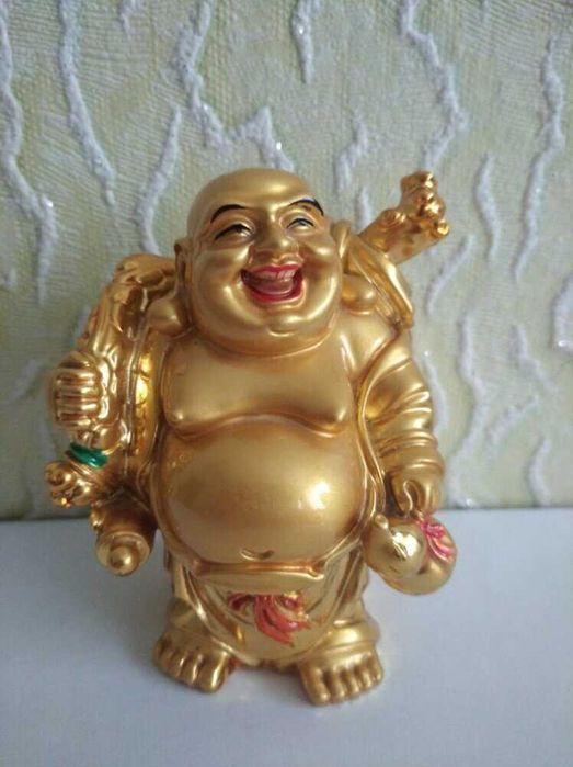Статуетка усміхнений Будда,Хотей,залучення багатства,процвітання,щастя