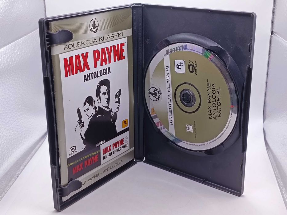 Gra Max Payne Antologia Wersja PL 2CD Na PC DVD ROM 49/12/24s