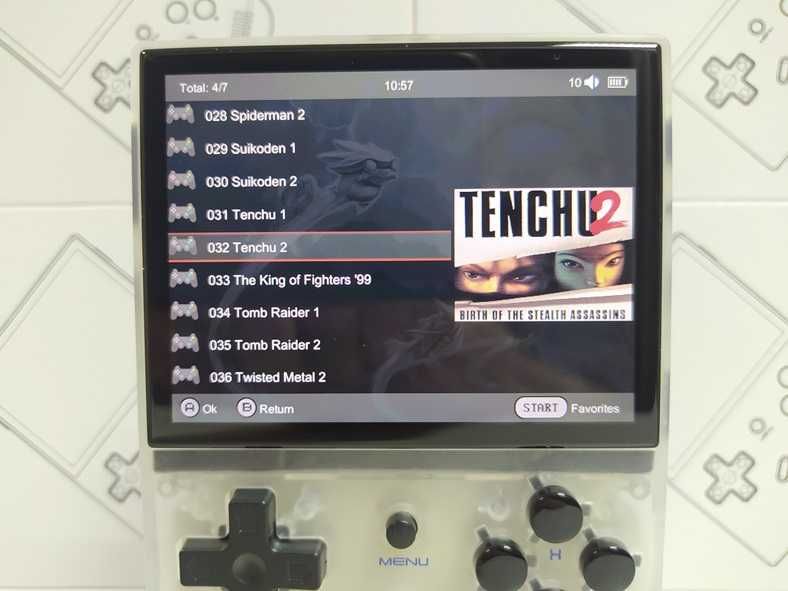 Портативная PSP приставка Play Station One Anbernic RG35XX W 8000 игр