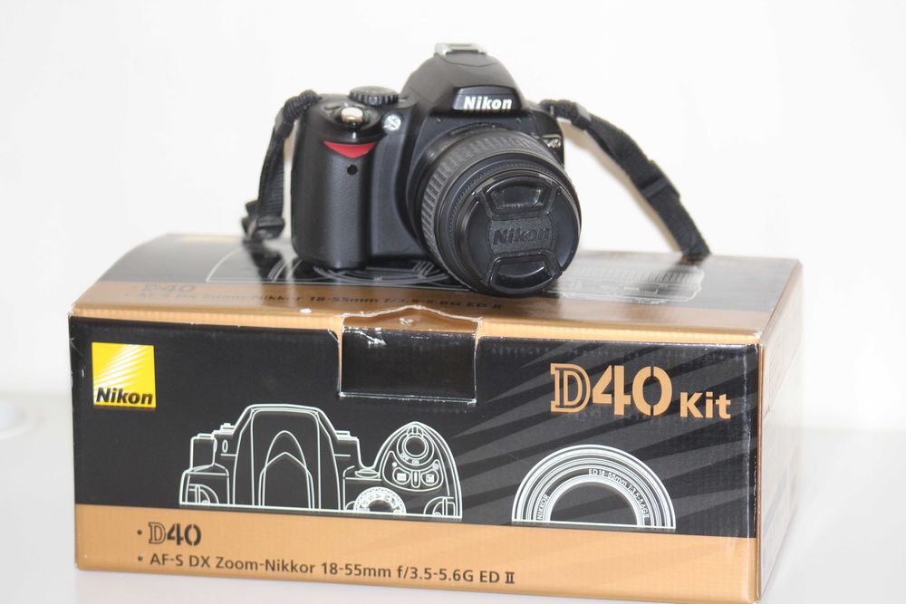 Nikon D40 + Lente 18-55mm