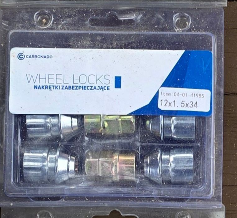 Nakrętki zabezpieczające Ford Volvo 12 x 1.5 do oryginalnych felg