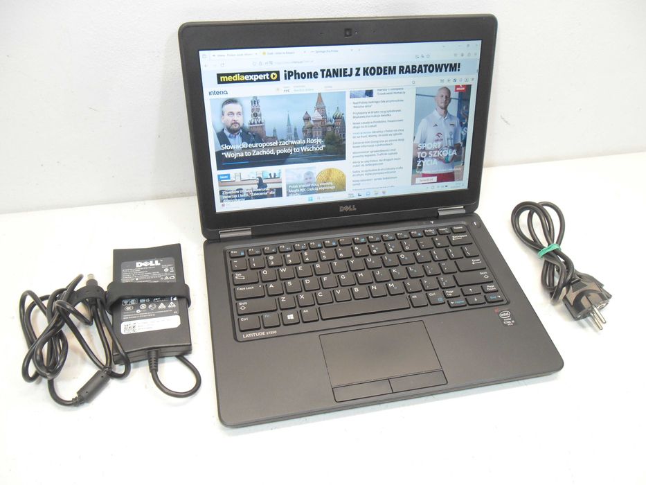 Laptop Dell e7250 i5/8GB/SSD/W11 HDMI Gwar.ROK FV23 SS