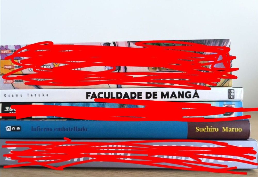 Mangás diversos (Inglês, Espanhol e Português)