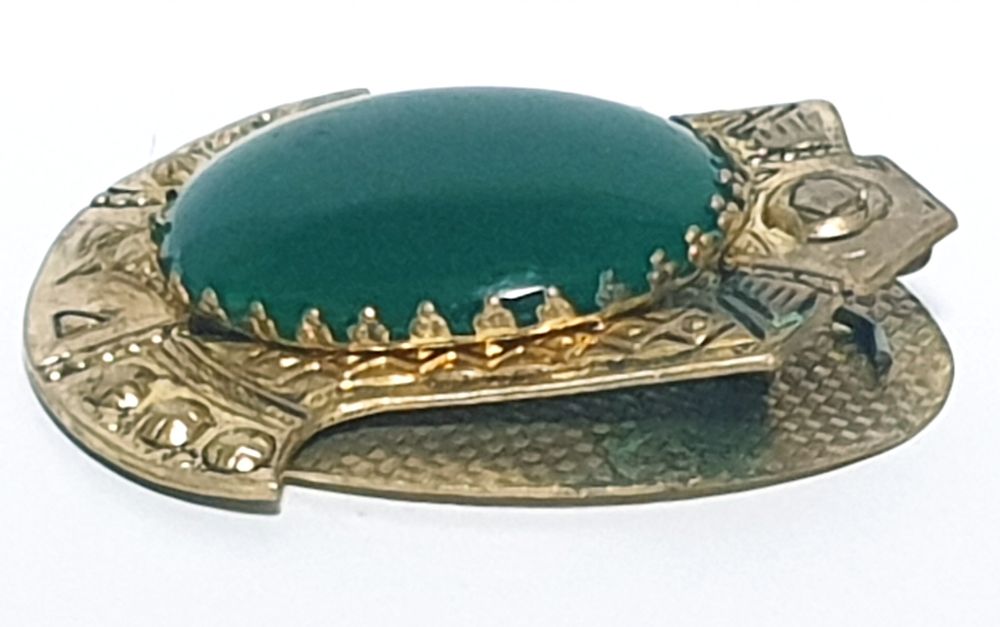 Fantástica antiga mola para papeis de mesa secretária