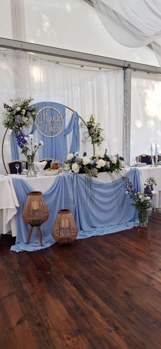 Dekoracja sali, kościoła, plener florystyka ślubna