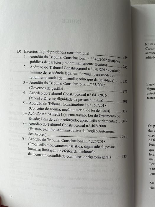 Livro - Casos práticos de Direito Constitucional Português