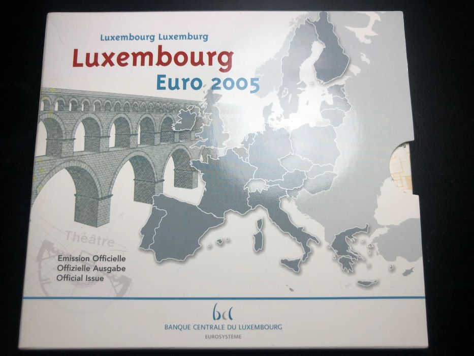 Set Anual Luxemburgo 2005 com Livro -  2€ 50.º Aniv do GrãoDuque Henri