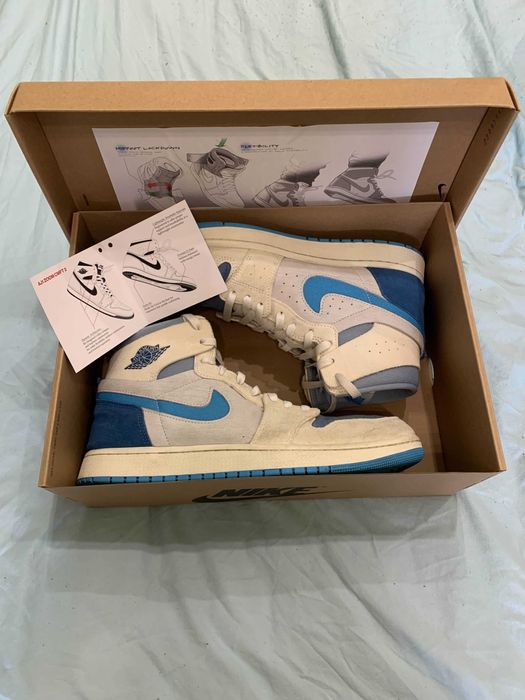 Air Jordan 1 Zoom CMFT 2 Dark Powder Blue | Оригинал | 11 US/45 EU
