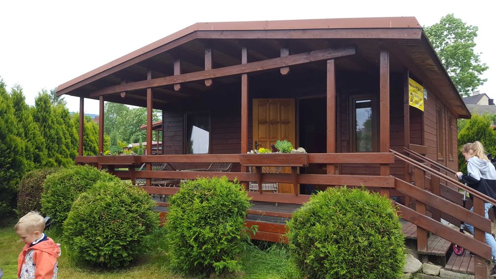 Międzybrodzie domek nad jeziorem w górach 50m plaża,