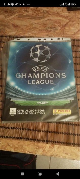 Cadernetas Champions League(ler descrição)