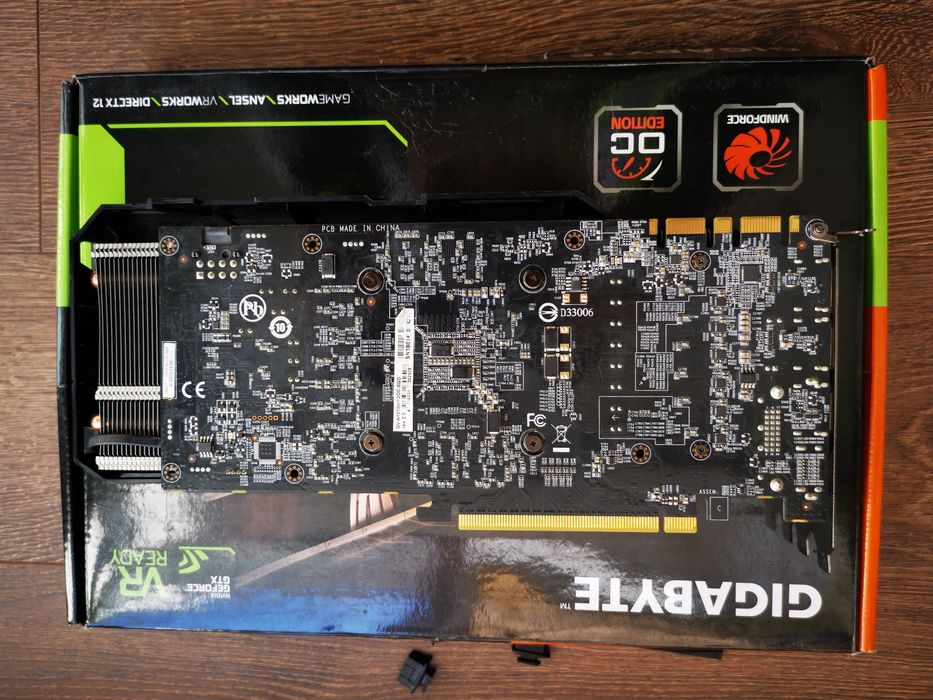 Відеокарта Nvidia GTX 1070 8 ГБ(Sumsung)GDDR5