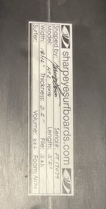 Prancha sharpeye 5’5 22L