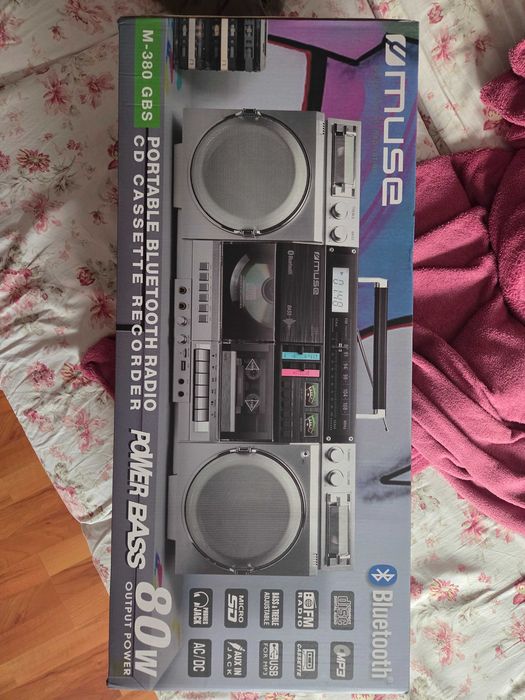 Radioodtwarzacz/boombox Muse M-380 GBS