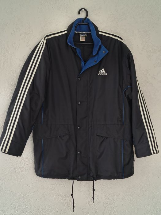 Kurtka męska Adidas,  czarno-niebieska, XL/XXL