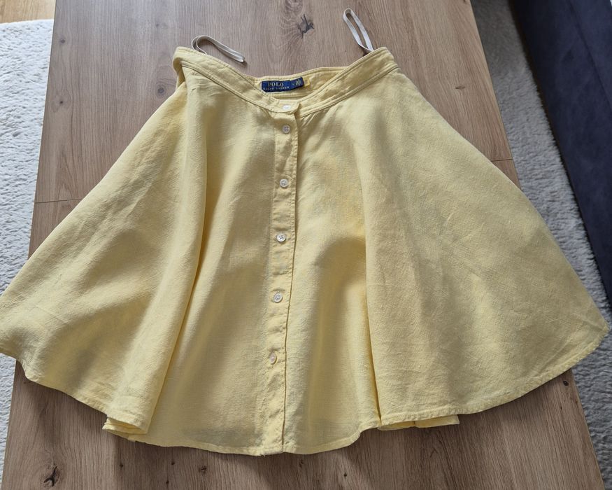 Spódnica z lnu Ralph Lauren S