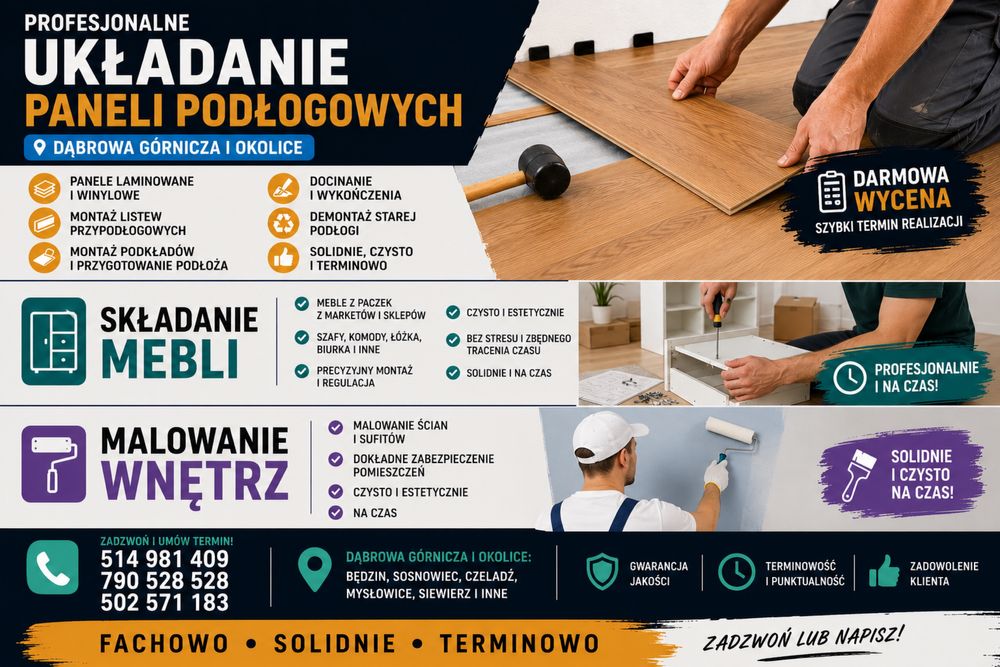 Profesjonalne układanie paneli | Darmowa wycena