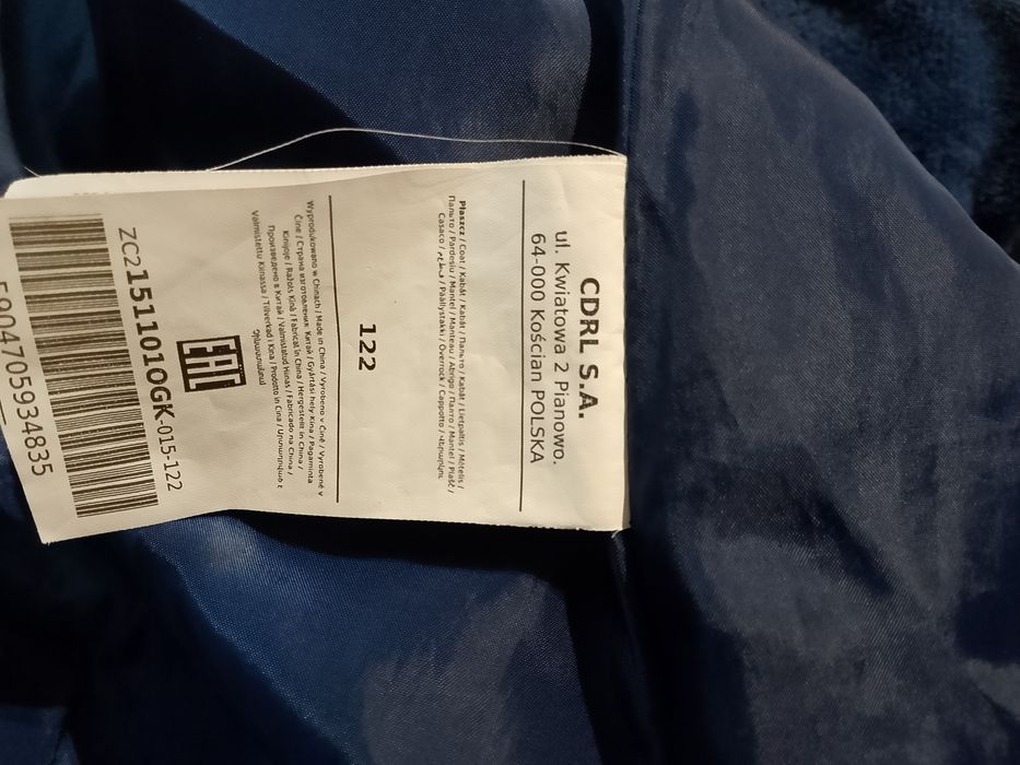 Kurtka zimowa dziewczęce cocodrilo 128