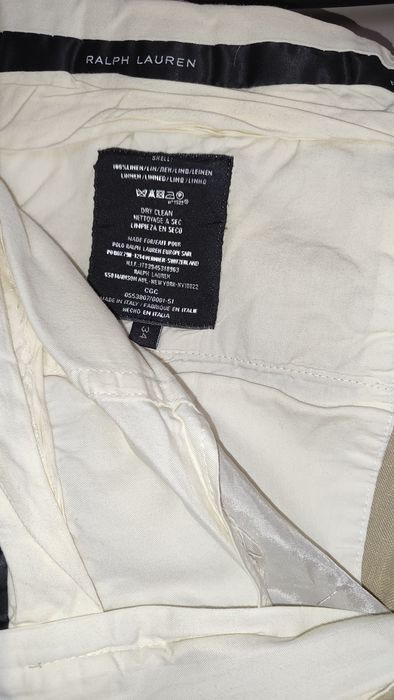 Ці штани від Ralph Lauren виготовлені зі 100% льону  за дві пари  +піджак від Paul  Smith PS