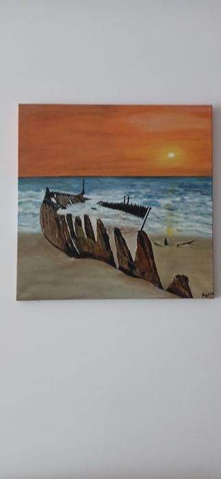 Quadros a óleo sobre tela