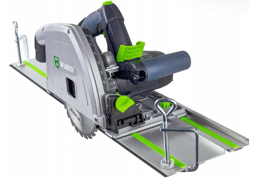 Piła Wgłębna Zagłębiarka 1200W Zestaw Z Szynami 140cm Tarcza NOWA