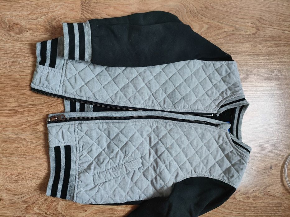 Bluza bomber czarno szara Lupilu 98/104