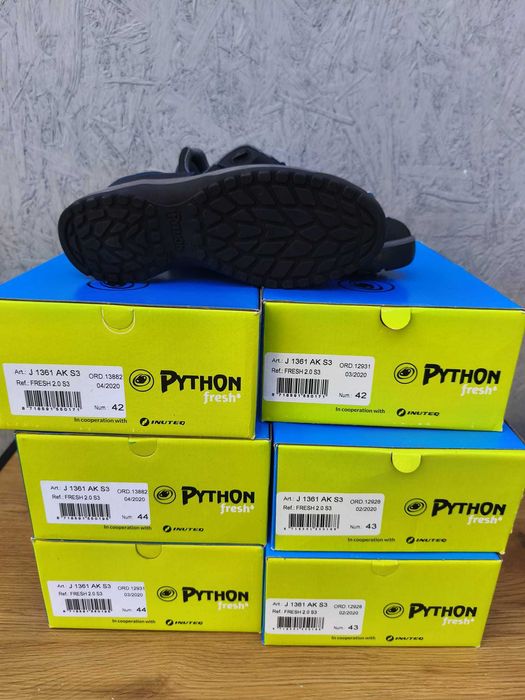 Buty robocze Python Fresh 2.0 S3 BHP NOWE r. 42-44 (6 par)