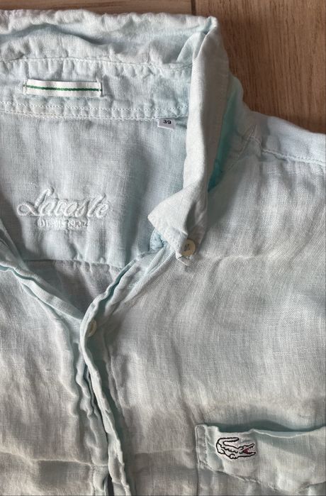 2x Camisas Lacoste (Branco/Azul Claro)