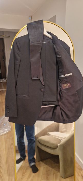 Garnitur smoking czarny