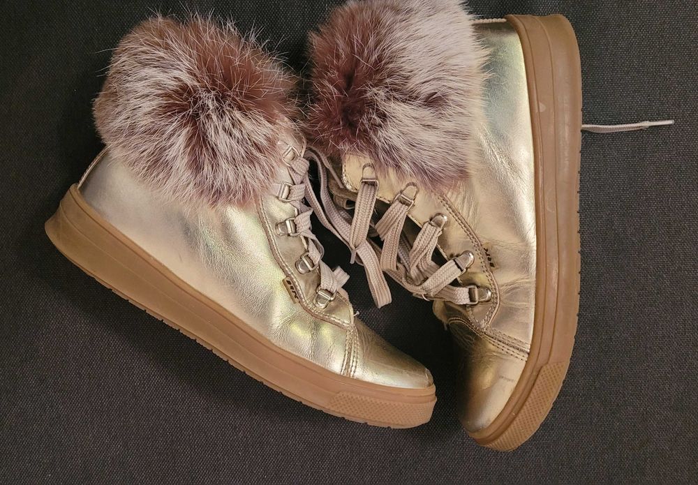 Trzewiki ocieplane, kozaczki z futerkiem - bartek, rozm. 36