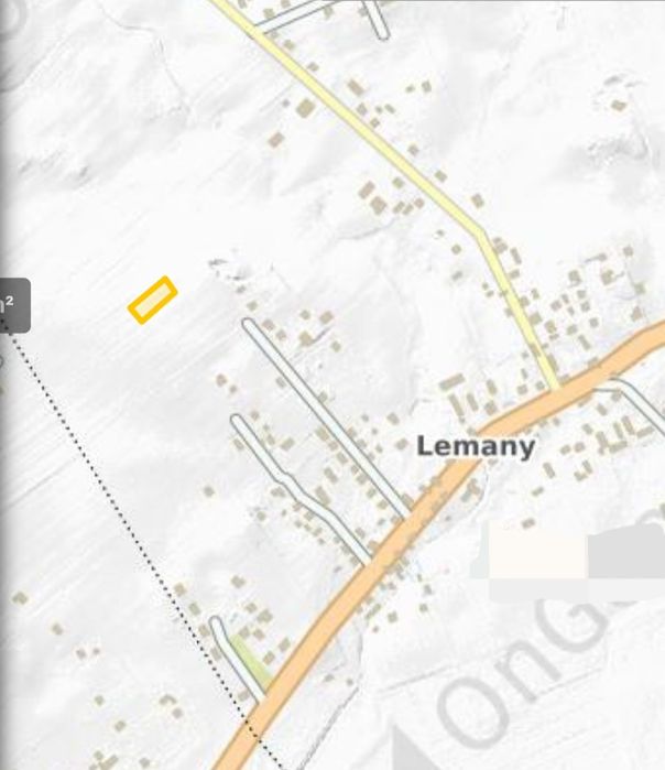 Działka Lemany, 15.79 ara z warunkami zabudowy