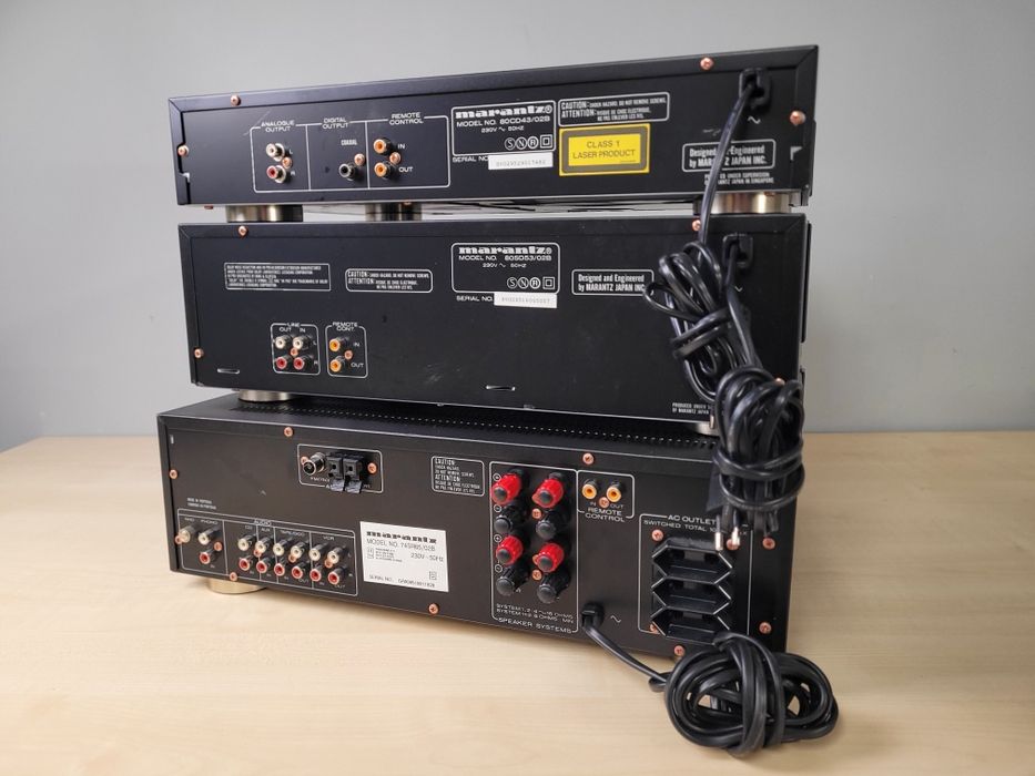 Zestaw Marantz – CD-43 + Magnetofon SD-53 +Amplituner SR-65 – wieża