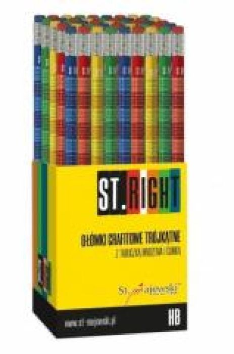 Ołówki trójkątne HB z tabliczką mnożenia (72szt) ST-MAJEWSKI ,