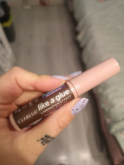 Claresa żel do laminacji brwi Like a Glue mocny brązowy