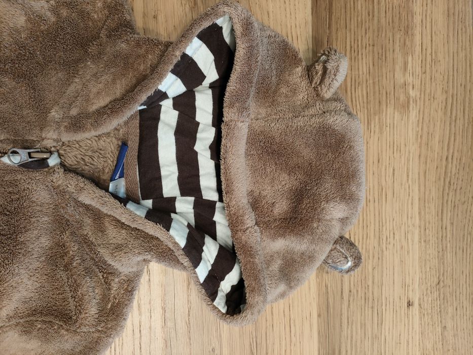 Uroczy polarek chłopięcy bluza z uszkami 86 92 Lupilu