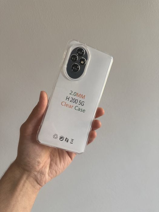 Etui plecki przeźroczyste 2mm do HONOR 200